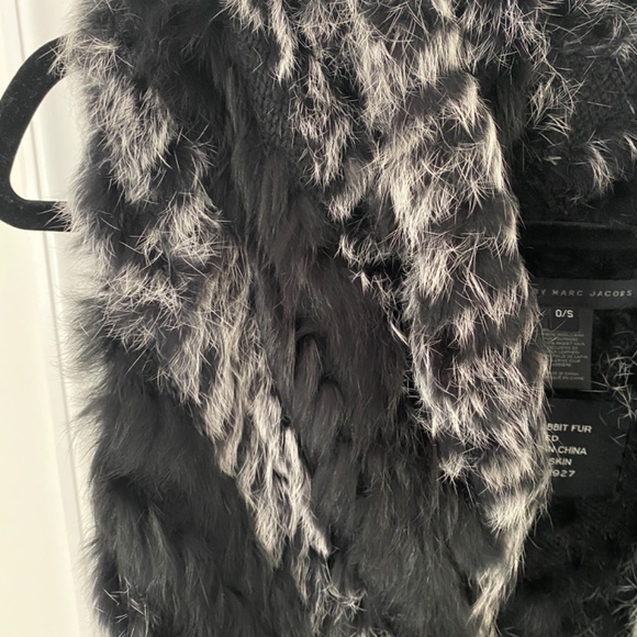 Marc by Marc Jacobs Rabbit Fur Vest - Picture 4 of 10